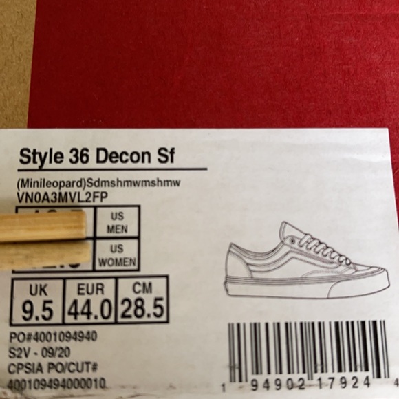 Vans Style 36 Decon Sf MiniLeopard Sdmshmwmshmw Mn - Picture 16 of 16